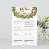 Houtbeesten houten slice greenery Baby Trivia (Staand voorkant)