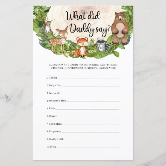 Houtbeesten houten slik Wat zei papa? (Voorkant)