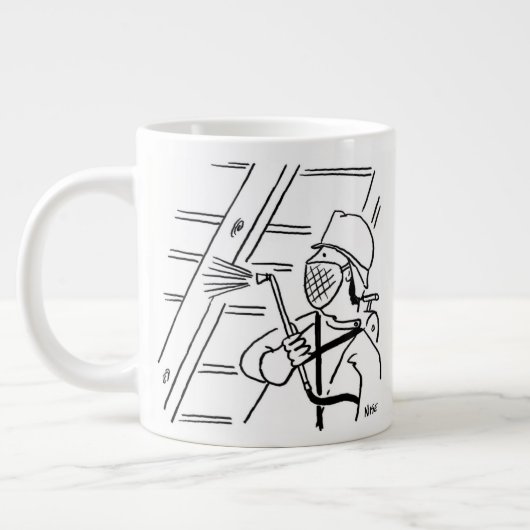 Houtbehoud en dakisolatie grote koffiekop (Links)