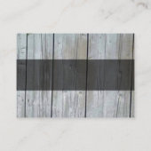 Houtbeplating Visitekaartje (Achterkant)