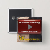 Houtbewerkende Button (Voorkant /achterkant)