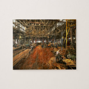 Houtbewerker - Bord Stijf 1905 Legpuzzel