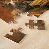 Houtbewerker - Bord Stijf 1905 Legpuzzel (Zijkant)