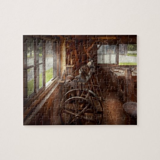 Houtbewerker - De kunst van het draaien Legpuzzel (Horizontaal)