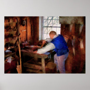 Houtbewerker - De meester timmerman Poster