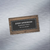 Houtbewerker Gereedschap Timmerman Handyman Busine Magnetisch Visitekaartje (Voorbeeld)