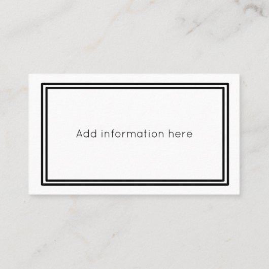 Houtbewerker Gereedschap Timmerman Handyman Busine Visitekaartje (Achterkant)