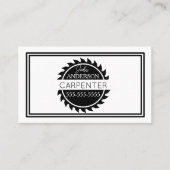 Houtbewerker Gereedschap Timmerman Handyman Busine Visitekaartje (Voorkant)