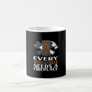 Houtbewerker Houtbewerking Cadeau Koffiemok