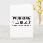 Houtbewerker Houtbewerking Grappig geschenk idee Kaart (Gele Bloem)