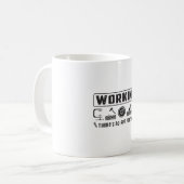 Houtbewerker Houtbewerking Grappig geschenk idee Koffiemok (Voorkant links)
