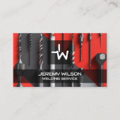 Houtbewerker timmerman bouw reparatie klusjesman visitekaartje (Voorkant)