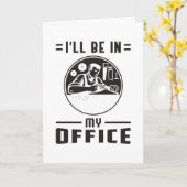 Houtbewerker Zag Houtbewerking Timmerman Grappig g Kaart (Gele Bloem)