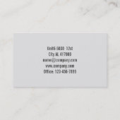 Houtbewerkers Gereedschap Handyman Carpentry Carpe Visitekaartje (Achterkant)