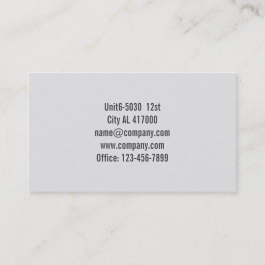 Houtbewerkers Gereedschap Handyman Carpentry Carpe Visitekaartje (Achterkant)