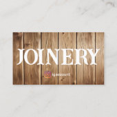 Houtbewerkers Joinery Sjablonen Visitekaartje (Achterkant)