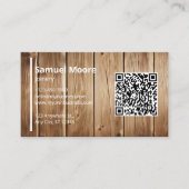 Houtbewerkers Joinery Sjablonen Visitekaartje (Voorkant)