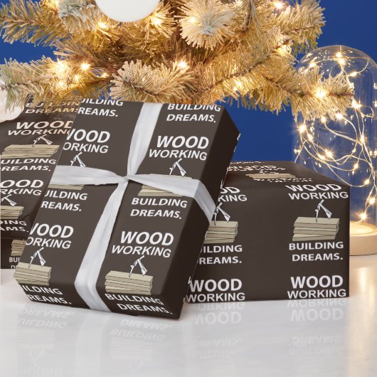 Houtbewerking Houtbewerker Timmerman Cadeaupapier (Feestdagen)