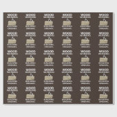 Houtbewerking Houtbewerker Timmerman Cadeaupapier (Vlak)