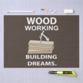 Houtbewerking Houtbewerker Verjaardag Tissuepapier (Craft)