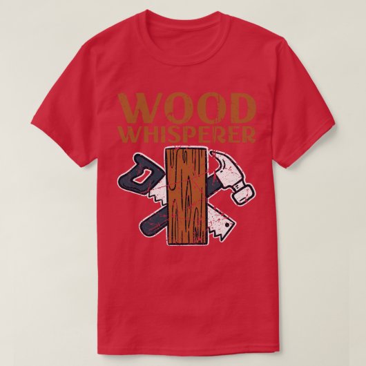 Houtbewerking Houtfluisteraar 1 T-shirt (Design voorkant)