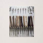 Houtbewerking Legpuzzel I Cabinetmaker Gereedschap (Verticaal)