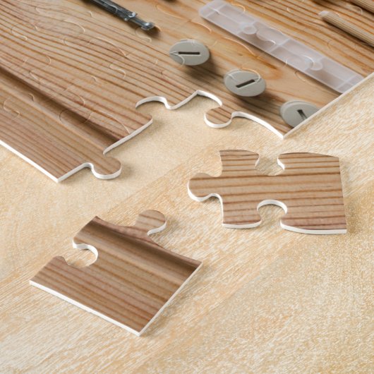 Houtbewerking Legpuzzel IAssorted Houtwerk Gereeds (Zijkant)