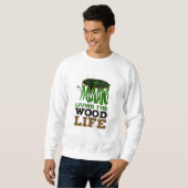 Houtbewerking Leven van Hout Timmerman Pun Trui (Voorkant volledig)