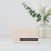 Houtbewerking Licht Hout Textuur Visitekaartje (Staand voorkant)