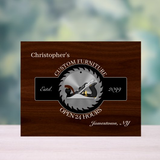 Houtbewerking Meubels Carpenter Acryl teken Acryl Bord (Neutraal)