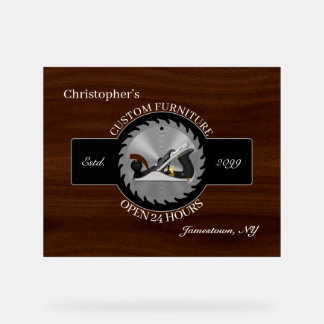 Houtbewerking Meubels Carpenter Acryl teken Bord