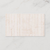 Houtbewerking Timmerwerk Houtnerf Visitekaartje (Achterkant)