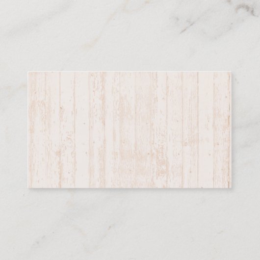 Houtbewerking Timmerwerk Houtnerf Visitekaartje (Achterkant)