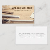 houtbewerkingsgereedschap visitekaartje (Voorkant / Achterkant)