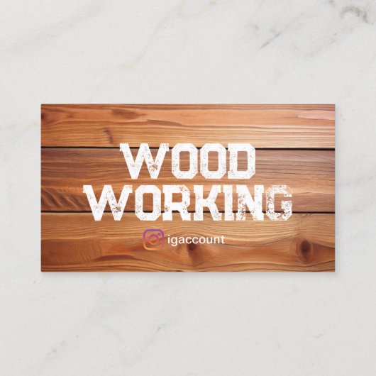 houtbewerkingsprofessional visitekaartje (Achterkant)