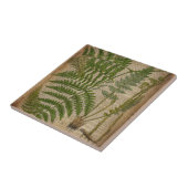 houtbladeren van de franse botanische drukkerij tegeltje (Zijkant)