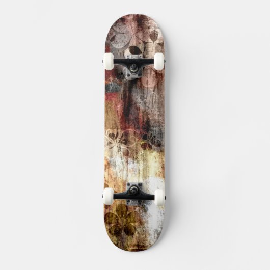 houtbloem Abstract art. 2 Skateboard (Voorkant)