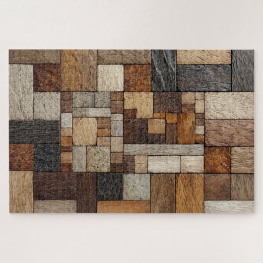 Houtblok Kunstpuzzel Legpuzzel (Horizontaal)