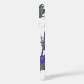 Houtblok Print Zonnebloem paarse Case-Mate iPhone Case (Achterkant / Links)