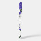 Houtblok Print Zonnebloem paarse Case-Mate iPhone Case (Achterkant / Rechts)