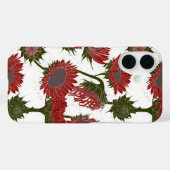 Houtblok Print Zonnebloem rood Case-Mate iPhone Case (Achterkant (horizontaal))