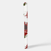 Houtblok Print Zonnebloem rood Case-Mate iPhone Case (Achterkant / Links)