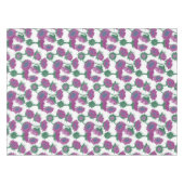 Houtblok Print Zonnebloem roze Tafelkleed (Voorkant (Horizontaal))