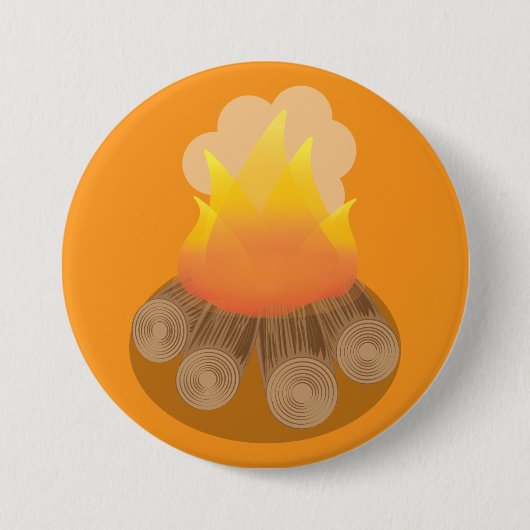 Houtblokken Ronde Button 7,6 Cm (Voorkant)