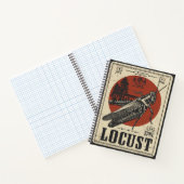 houtbloksprinkhaan | Insectenportret Notitieboek (Binnen)