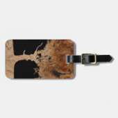 Houtboom Bagagelabel (Voorkant horizontaal)