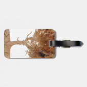 Houtboom Bagagelabel (Achterkant horizontaal)