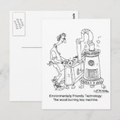 Houtbrandsleutel Briefkaart (Voorkant / Achterkant)