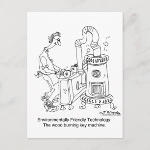 Houtbrandsleutel Briefkaart