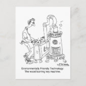 Houtbrandsleutel Briefkaart (Voorkant)